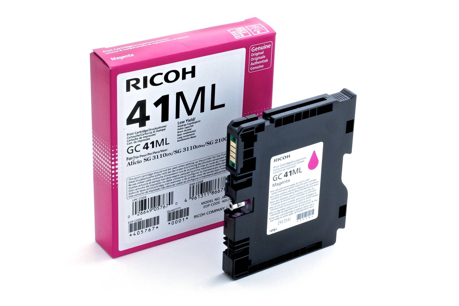 Ricoh GC 41ML - Low Yield - Magenta - original-1