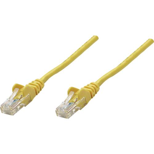 Intellinet 330718 RJ45 Netzwerkkabel, Patchkabel CAT 5e SF/UTP 7.50 m Gelb 1 St.