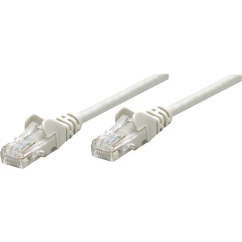 Intellinet 345033 RJ45 Netzwerkkabel, Patchkabel CAT 5e U/UTP 20.00 m Grau 1 St.