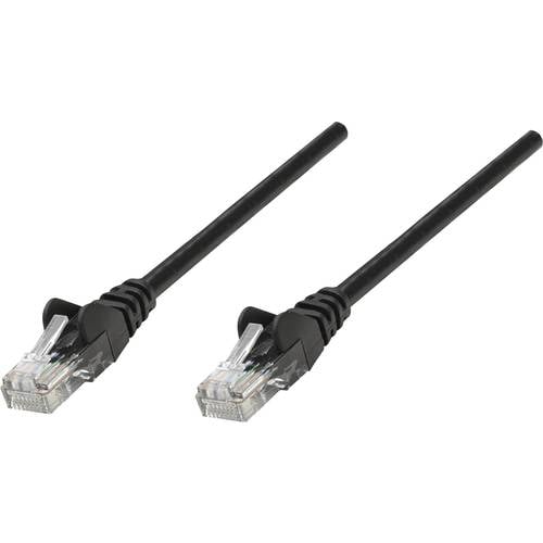 Intellinet 342063 RJ45 Netzwerkkabel, Patchkabel CAT 6 U/UTP 2.00 m Schwarz 1 St.