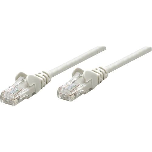 Intellinet 336765 RJ45 Netzwerkkabel, Patchkabel CAT 6 U/UTP 5.00 m Grau 1 St.