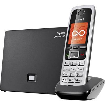 Gigaset C430A GO Schnurloses Telefon VoIP Anrufbeantworter, Freisprechen, Headsetanschluss Farb-TFT/LCD Schwarz, Silber