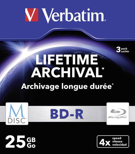 Verbatim M-Disc BR-D 25GB 4x 3er bedruckbar kaufen