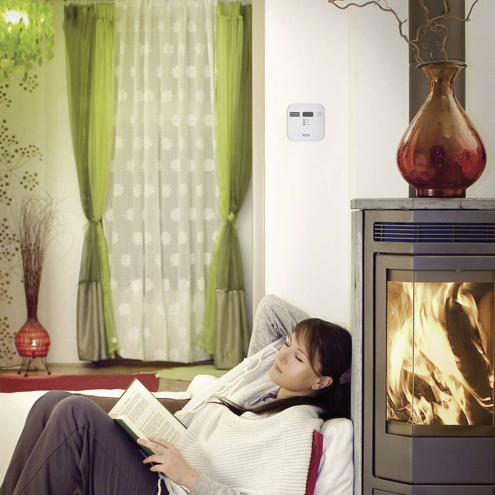 Koolmonoxidedetector voor de veiligheid