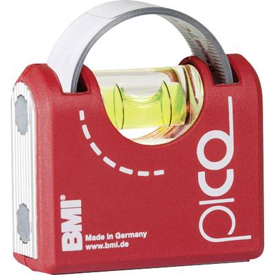 BMI PICO 42610041030 M Mini-Wasserwaage  inkl. Maßband mit Magnet 1 m 1 m 1 mm/m