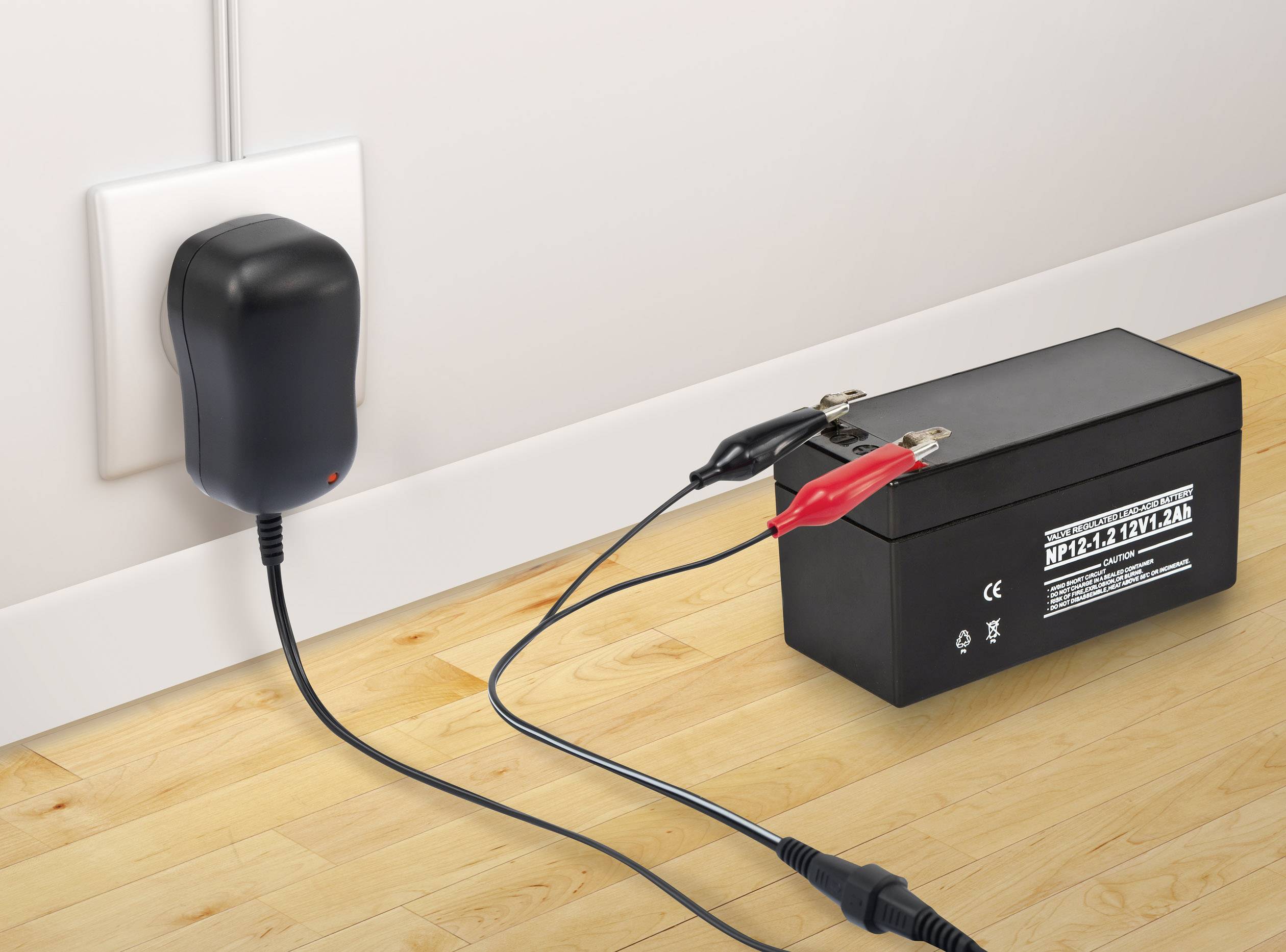 VOLTCRAFT Bleiakku-Ladegerät BC-1000 12 V Ladestrom (max.) 1 A-3