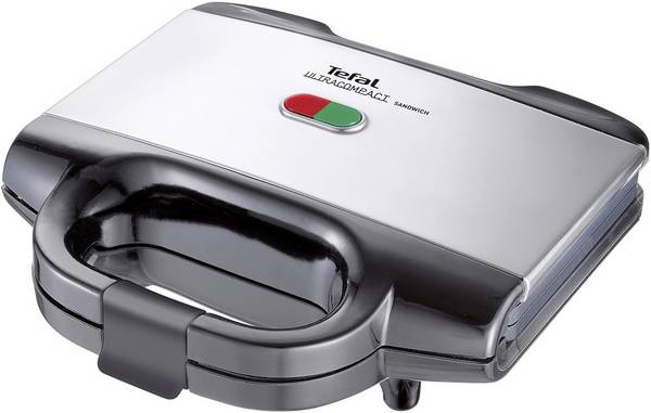 Tefal SM1552 Sandwich-Toaster Edelstahl, Schwarz