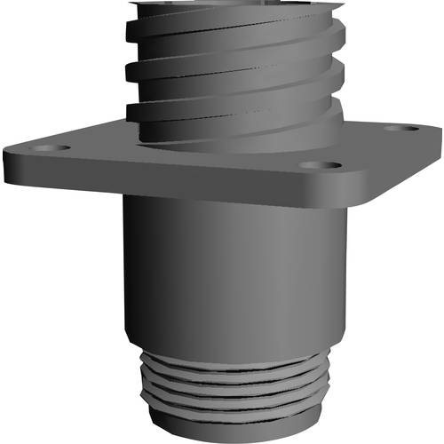 TE Connectivity 206061-1 Rundstecker Flanschbuchse Gesamtpolzahl: 4 Serie (Rundsteckverbinder): CPC 1 St.