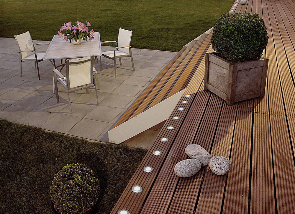 Solar-Beleuchtungssystem sun'connec LED-Einbauleuchte LED 1 W Kalt-Weiß