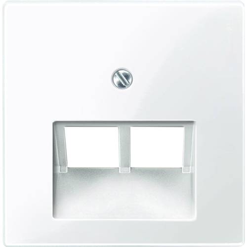 Merten Abdeckung UAE-/IAE-/ISDN-Steckdose System M Polarweiß glänzend 296119 1 St.