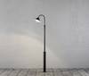 Konstsmide 563-750 Vega LED-Außenstandleuchte EEK: F (A - G) LED LED fest eingebaut 8 W Schwarz