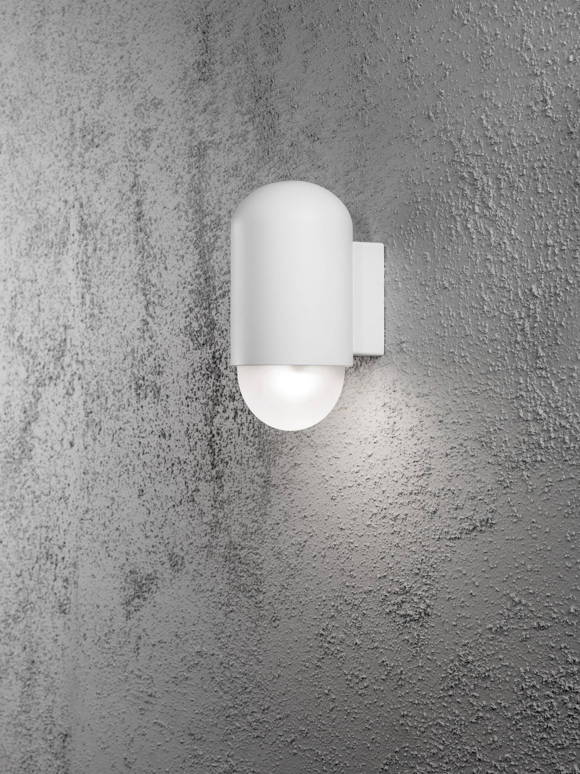 KONSTSMIDE LED-Außenwandleuchte 4 W Warm-Weiß Konstsmide Sassari 7525-250 Weiß