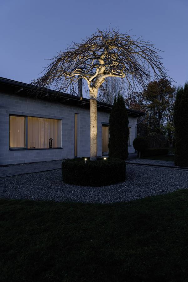 Konstsmide 7965-000 Spot Light LED-Außenstandleuchte EEK: G (A - G) 2er Set LED LED fest eingebaut 6 W Aluminium