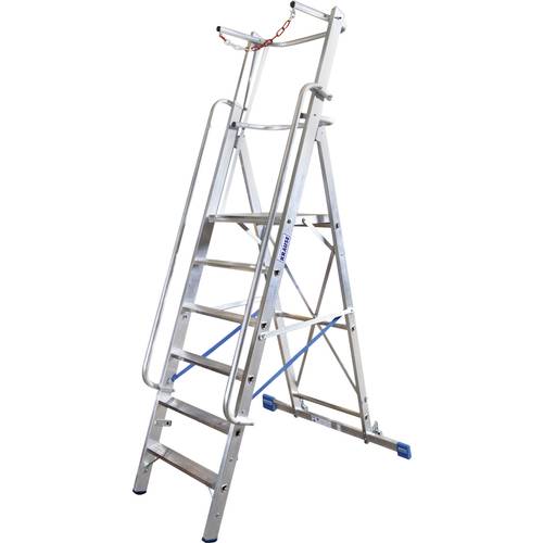 Thumbnail - Krause Stabilo® Professional 127501 Aluminium Stufen-Stehleiter Arbeitshöhe (max.): 3.4 m Silber 20 kg