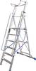 Krause Stabilo® Professional 127501 Aluminium Stufen-Stehleiter Arbeitshöhe (max.): 3.4 m Silber 20 kg