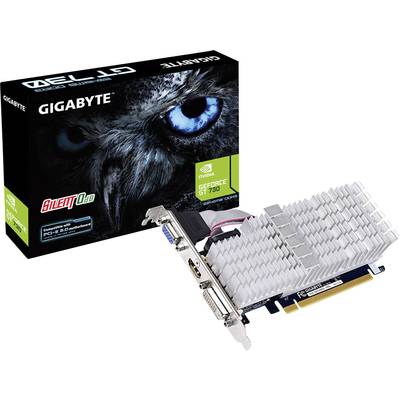 Gigabyte Grafikkarte Nvidia GeForce GT730   2 GB GDDR3-RAM PCIe x8  HDMI®, DVI, VGA Passiv gekühlt