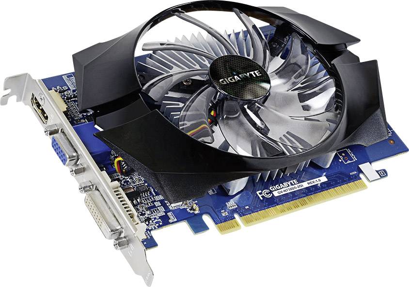 Gigabyte Grafikkarte Nvidia GeForce GT730 2 GB GDDR5-RAM PCIe DVI, VGA
