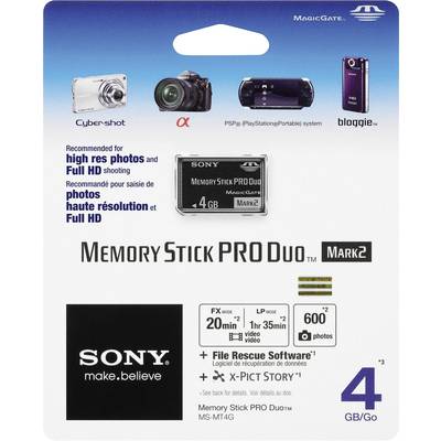 Sony Pro Duo MemoryStick® PRO Duo-Karte 4 GB