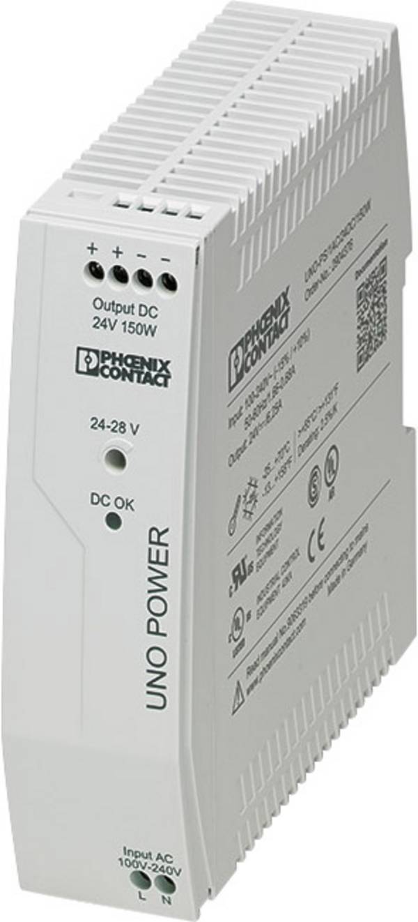 Phoenix Contact 2904376 Hutschienen-Netzteil (DIN-Rail)  24 V/DC 6.25 A 150 W Anzahl Ausgänge:1 x  Inhalt 1 St.