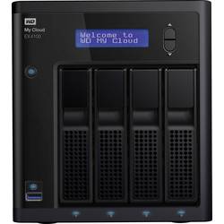 Image of WD My Cloud™ EX4100 NAS-Server 8 TB 4 Bay bestückt mit WD Red™, Integriertes Display, Business Cloud WDBWZE0080KBK-EESN