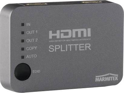 MARMITEK 2 Port HDMI-Splitter Marmitek Split 312 3D-Wiedergabe möglich 3840 x 2160 Pixel Silber