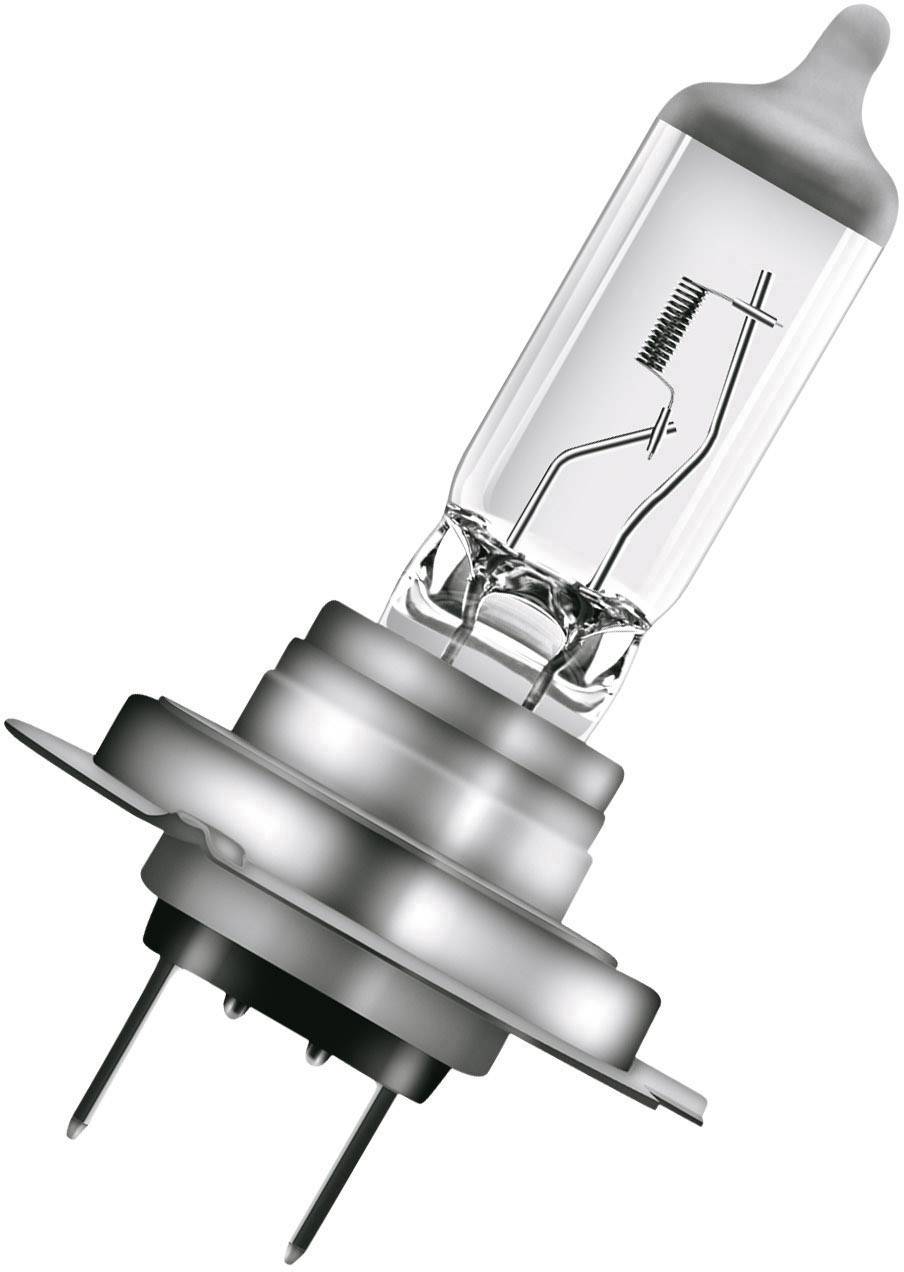 Eine Halogenlampe mit Metallsteckern, geeignet für Fahrzeugbeleuchtung.