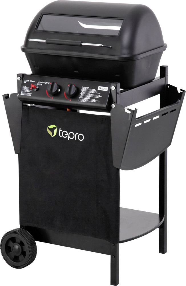 Lavastein, Grillwagen Gas-Grill tepro Garten Irvine 2 ...
