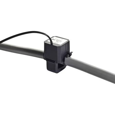 Ein Sensor ist um ein Stromkabel montiert, um den Stromfluss zu messen.