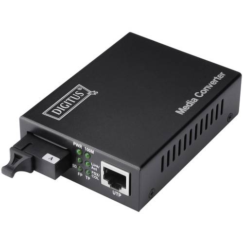 Digitus DN-82122 LAN, SC Simplex Netzwerk-Medienkonverter 1 GBit/s