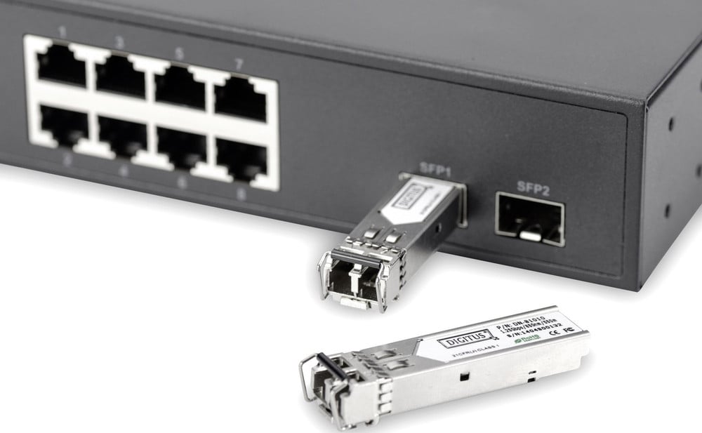 Digitus Professional Gigabit 8 Port Switch, 2 Combo Ports