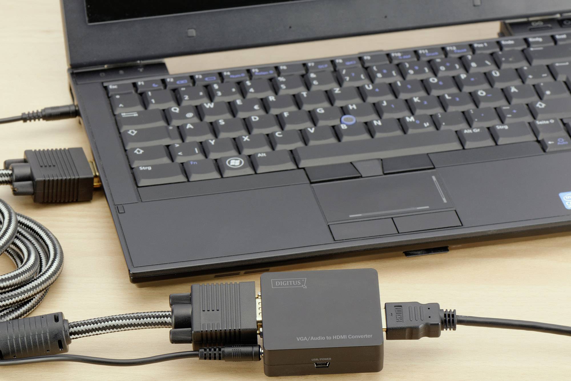 AV Konverter [VGA, Klinke - HDMI] 1920 x 1080 Pixel Digitus DS-40131-2