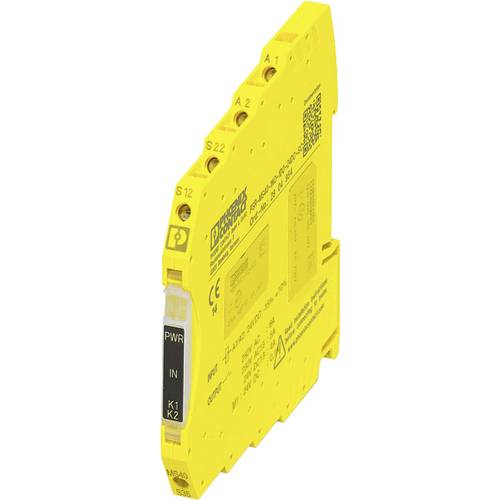 Sicherheitsrelais PSR-MS40-1NO-1DO-24DC-SC Phoenix Contact Betriebsspannung: 24 V/DC 1 Schließer (B x H x T) 6.8 x 93.1 ...