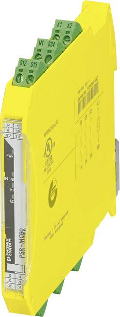 Sicherheitsrelais PSR-MC50-3NO-1DO-24DC-SP Phoenix Contact Betriebsspannung: 24 V/DC 3 Schließer (B x H x T) 12.5 x 116....