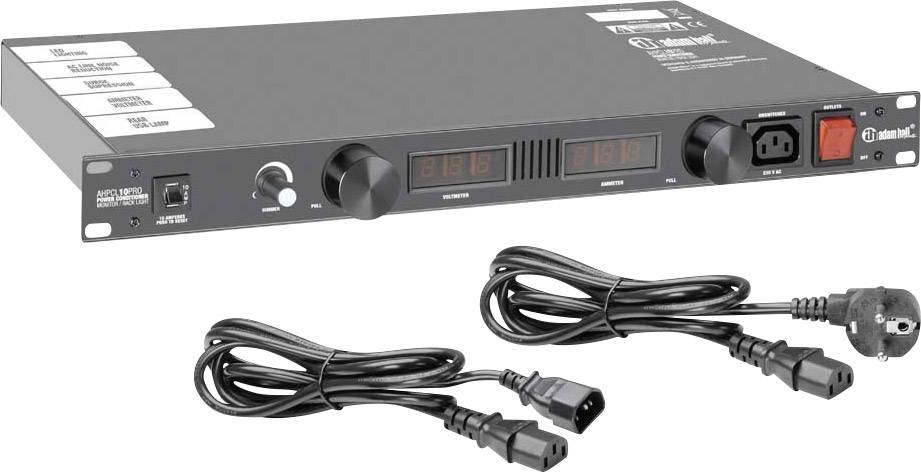Power Conditioner mit Volt- und Amperemeter, Display und Rack-Beleuchtung-1