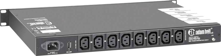 Power Conditioner mit Volt- und Amperemeter, Display und Rack-Beleuchtung-2