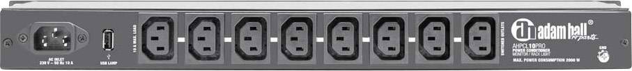 Power Conditioner mit Volt- und Amperemeter, Display und Rack-Beleuchtung-3