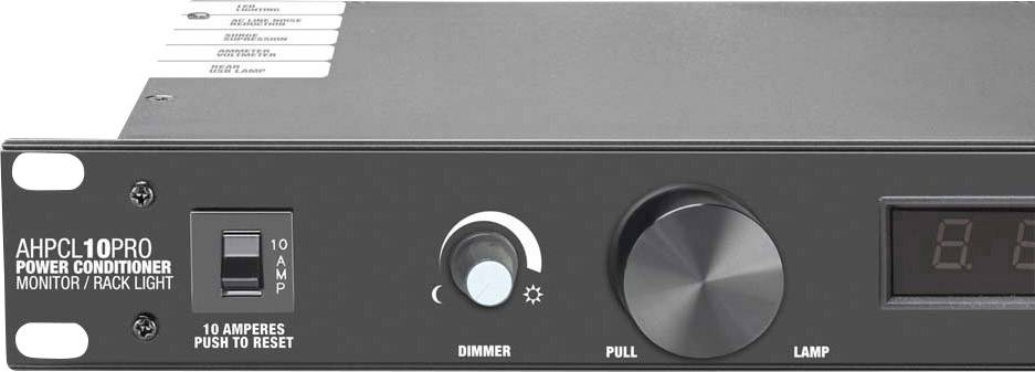 Power Conditioner mit Volt- und Amperemeter, Display und Rack-Beleuchtung-4