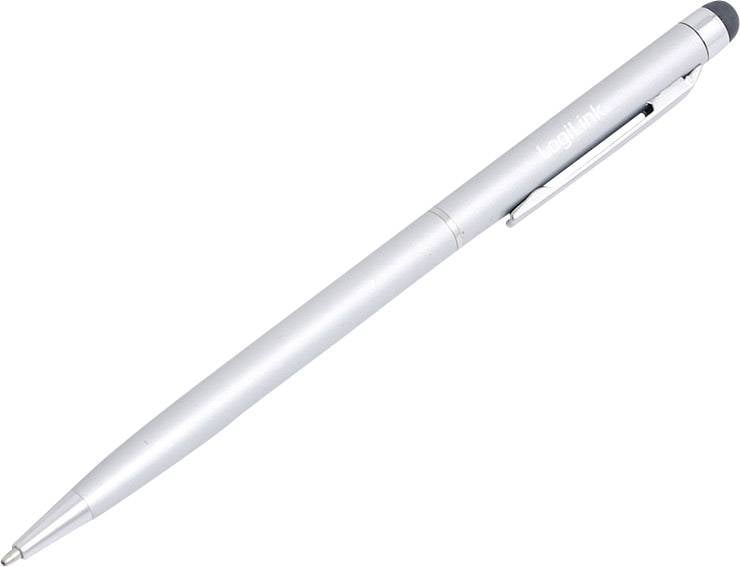 LogiLink AA0041 Touchpen mit Kugelschreiber Silber