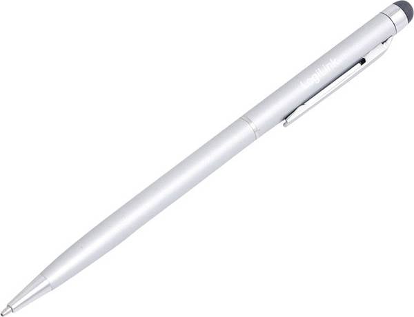 LogiLink AA0041 Touchpen  mit Kugelschreiber Silber