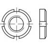 TOOLCRAFT 135136 Nutmuttern M30 6 mm DIN 981 Stahl 10 St.