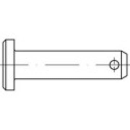 TOOLCRAFT TO-9978900 Bolzen (Ø x L) 16 mm x 60 mm Stahl galvanisch verzinkt 10 St.
