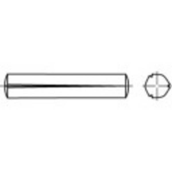 TOOLCRAFT  136028 Kegelkerbstift (Ø x L) 10 mm x 40 mm  Stahl  25 St.