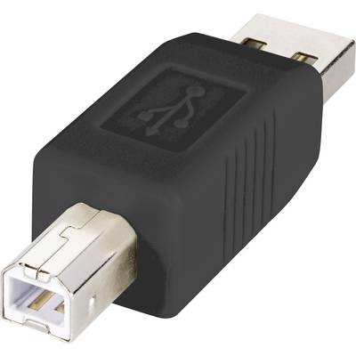 Renkforce USB 2.0 Adapter [1x USB 2.0 Stecker A - 1x USB 2.0 Stecker B] rf-usba-03 vergoldete Steckkontakte
