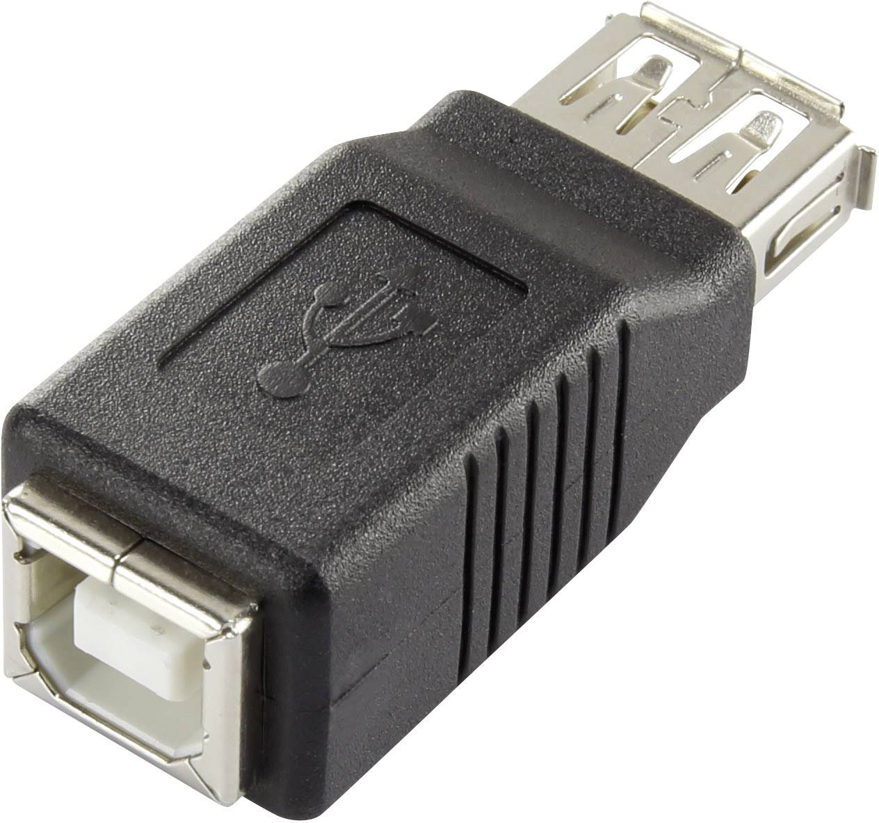 CONRAD Renkforce USB Adapter [1x USB 2.0 Buchse A - 1x USB 2.0 Buchse B] rf-usba-05 vergoldete Steck