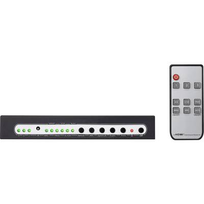 SpeaKa Professional SP-7141056 2 ports HDMI switch bidirectional operation  3840 x 2160 p