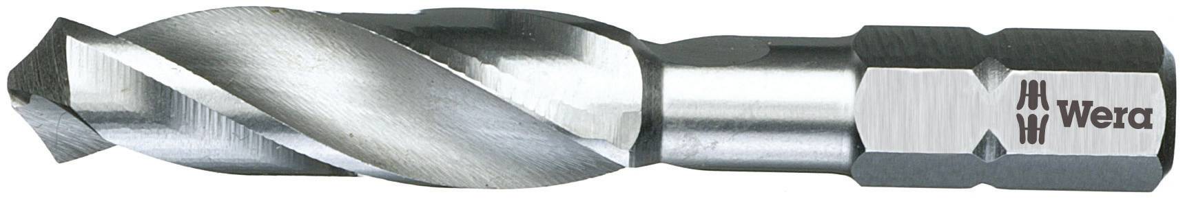 WERA HSS Metall-Spiralbohrer 6 mm 05104618001 Gesamtlänge 50 mm 1/4\" (6.3 mm) 1 St. (05104618001)