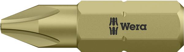 Wera 05134919001 851/1 A Kreuzschlitz-Bit Antrieb: 1/4" (6.3 mm) Abtrieb: Kreuzschlitz Phillips PH 1 25 mm