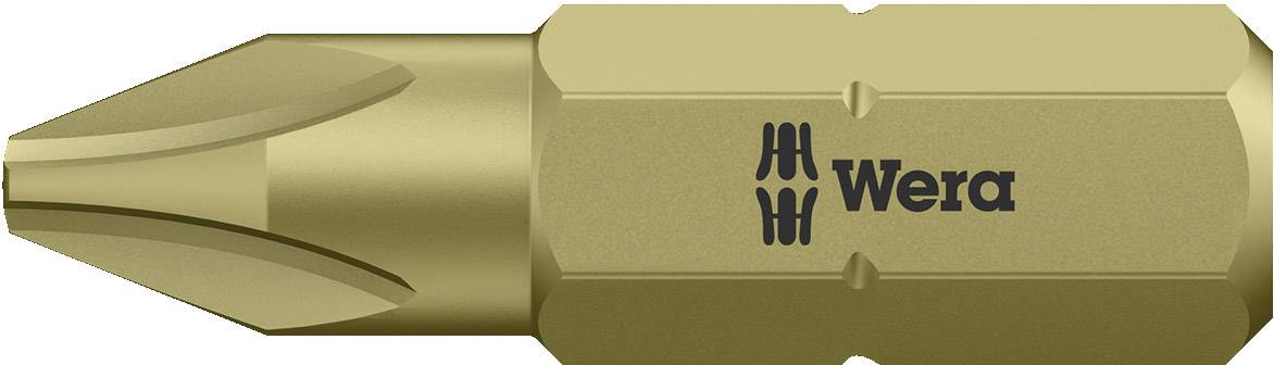 Wera 05134920001 851/1 A Kreuzschlitz-Bit Antrieb: 1/4" (6.3 mm) Abtrieb: Kreuzschlitz Phillips PH 2 25 mm-0
