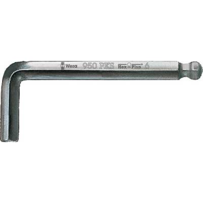 Inbusschlüssel mit Aufschrift 'Wera 950 PKS Hex-Plus 6', silber, L-förmig.
