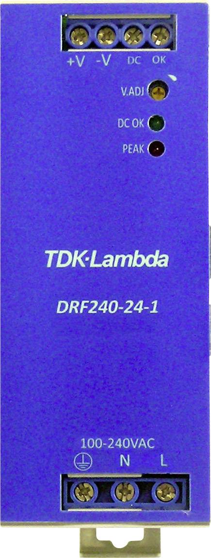 TDK Hutschienen-Netzteil (DIN-Rail) TDK-Lambda DRF-240-24-1/HL 24 V/DC 240 W 1 x